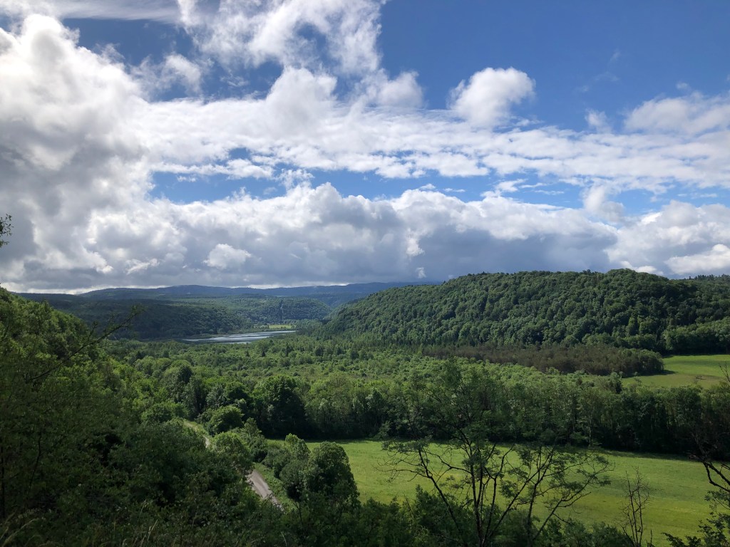 France et Suisse 2022 – Leg 3 Day 2: Bonlieu to Louhans: 72.9k, 607m climbed (and almost twice that in&nbsp;descent)